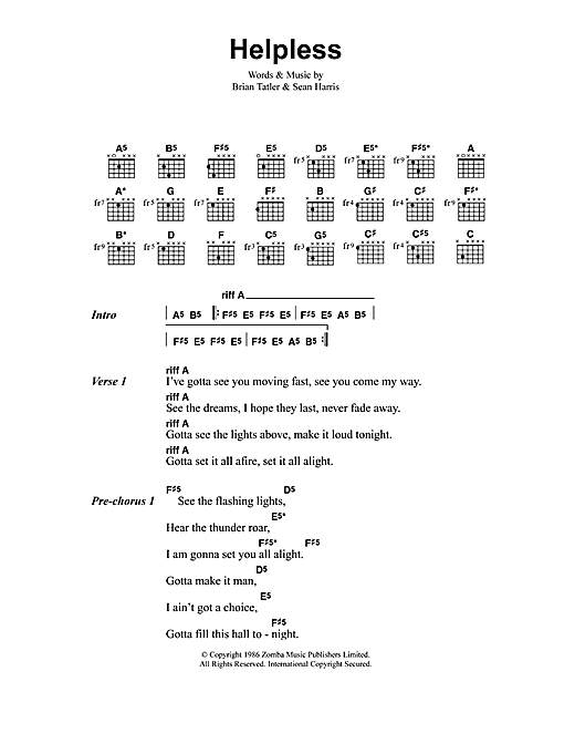 Preview Metallica Helpless Metal sheet music, notes and chords for Lyrics & Chords, SKU: 41517 sheet music, piano notes, chords, guitar tabs, score, transpose, transcribe, how to play, guide, download, learn, tutorial, progression, song, artist, awards, billboard, mtv, vh1, tour, single, album, release