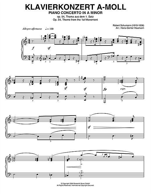 Preview Robert Schumann Piano Concerto In A Minor, Op.54, theme from the 1st Movement Classical sheet music, notes and chords for Piano, SKU: 46208 sheet music, piano notes, chords, guitar tabs, score, transpose, transcribe, how to play, guide, download, learn, tutorial, progression, song, artist, awards, billboard, mtv, vh1, tour, single, album, release