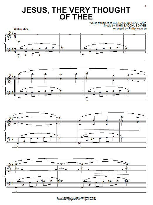Preview Bernard of Clairvaux Jesus, The Very Thought Of Thee Hymn sheet music, notes and chords for Piano, SKU: 51758 sheet music, piano notes, chords, guitar tabs, score, transpose, transcribe, how to play, guide, download, learn, tutorial, progression, song, artist, awards, billboard, mtv, vh1, tour, single, album, release