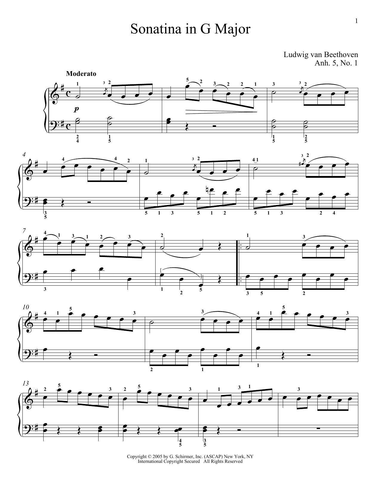 Preview Ludwig van Beethoven Piano Sonatina In G Major (First Movement Theme) Classical sheet music, notes and chords for Piano, SKU: 55037 sheet music, piano notes, chords, guitar tabs, score, transpose, transcribe, how to play, guide, download, learn, tutorial, progression, song, artist, awards, billboard, mtv, vh1, tour, single, album, release