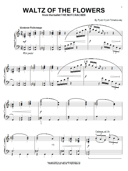 Preview Pyotr Ilyich Tchaikovsky Waltz Of The Flowers Children sheet music, notes and chords for Piano, SKU: 62337 sheet music, piano notes, chords, guitar tabs, score, transpose, transcribe, how to play, guide, download, learn, tutorial, progression, song, artist, awards, billboard, mtv, vh1, tour, single, album, release