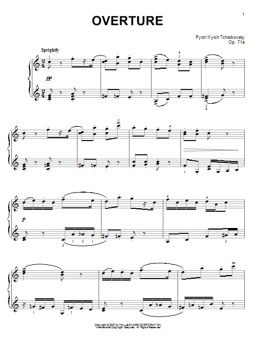 Preview Pyotr Ilyich Tchaikovsky Overture Children sheet music, notes and chords for Piano, SKU: 62338 sheet music, piano notes, chords, guitar tabs, score, transpose, transcribe, how to play, guide, download, learn, tutorial, progression, song, artist, awards, billboard, mtv, vh1, tour, single, album, release