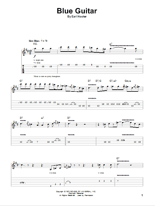 Preview Earl Hooker Blue Guitar Pop sheet music, notes and chords for Guitar Tab Play-Along, SKU: 75602 sheet music, piano notes, chords, guitar tabs, score, transpose, transcribe, how to play, guide, download, learn, tutorial, progression, song, artist, awards, billboard, mtv, vh1, tour, single, album, release