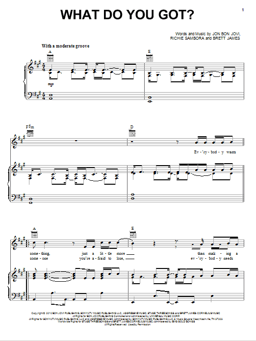 bon jovi what do you got download Bon jovi because we can instrumental + free mp3 download.