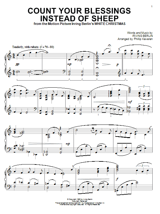 Preview Irving Berlin Count Your Blessings Instead Of Sheep Broadway sheet music, notes and chords for Piano, SKU: 85339 sheet music, piano notes, chords, guitar tabs, score, transpose, transcribe, how to play, guide, download, learn, tutorial, progression, song, artist, awards, billboard, mtv, vh1, tour, single, album, release