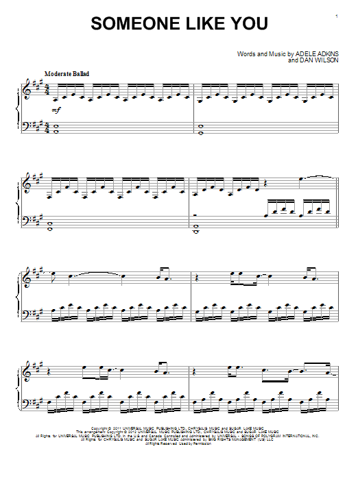 Preview Adele Someone Like You Pop sheet music, notes and chords for Piano, SKU: 88665 sheet music, piano notes, chords, guitar tabs, score, transpose, transcribe, how to play, guide, download, learn, tutorial, progression, song, artist, awards, billboard, mtv, vh1, tour, single, album, release