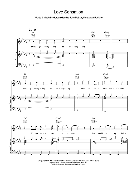 Preview 911 Love Sensation Pop sheet music, notes and chords for Piano, Vocal & Guitar (Right-Hand Melody), SKU: 16251 sheet music, piano notes, chords, guitar tabs, score, transpose, transcribe, how to play, guide, download, learn, tutorial, progression, song, artist, awards, billboard, mtv, vh1, tour, single, album, release