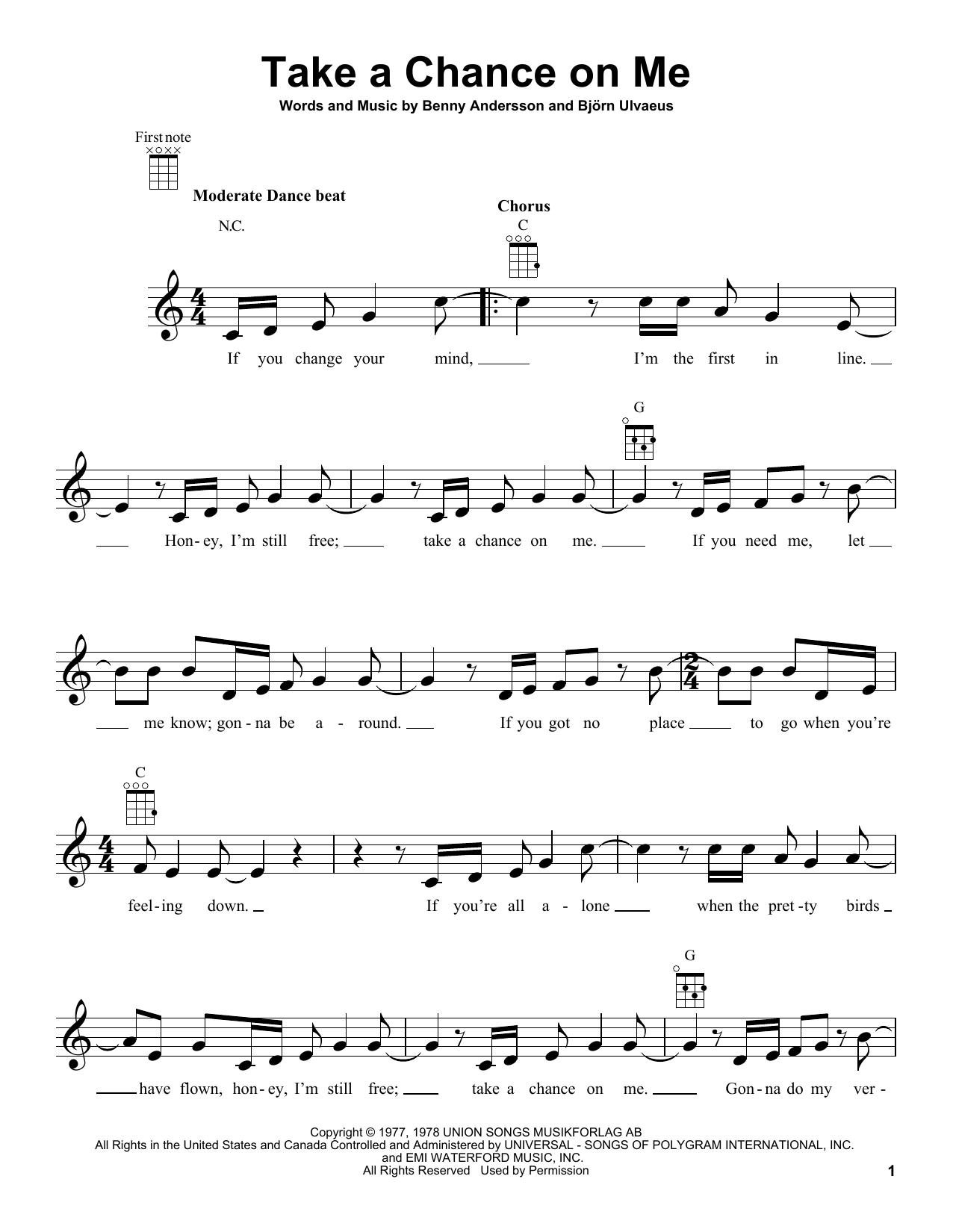 Take on me Sheet music for Flute (Solo)