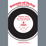 Download or print ABBA Thank You For The Music (arr. Hawley Ades) Sheet Music Printable PDF 7-page score for Broadway / arranged SATB Choir SKU: 445257.