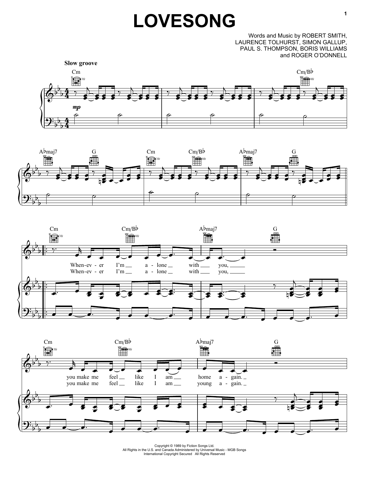 Adele Lovesong sheet music notes and chords. Download Printable PDF.