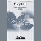 Download or print Adele Skyfall (arr. J.A.C. Redford) Sheet Music Printable PDF 15-page score for Film/TV / arranged SATB Choir SKU: 97423