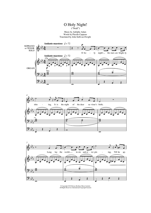 Learn to play Adolphe Adam O Holy Night (arr. John E. West) sheet music for SATB Choir in minutes. Adolphe Adam O Holy Night (arr. John E. West) sheet music notes and chords. Download Printable PDF.