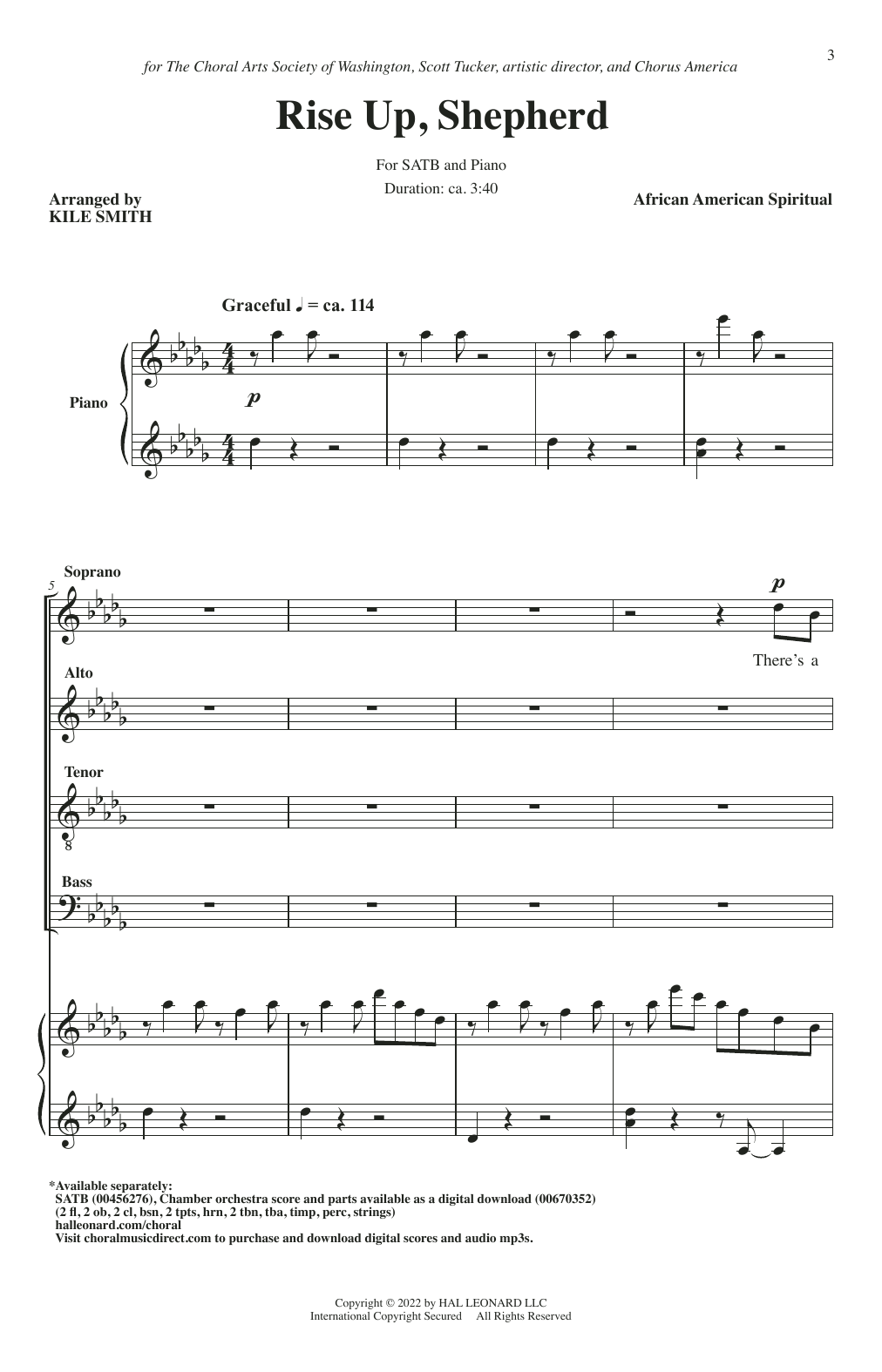 Learn to play African American Spiritual Rise Up Shepherd, And Follow (arr. Kile Smith) sheet music for SATB Choir in minutes. Price: 3.9900$ African American Spiritual Rise Up Shepherd, And Follow (arr. Kile Smith) sheet music notes and chords arranged for SATB Choir