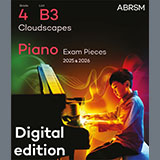 Download or print Ailbhe McDonagh Cloudscapes (Grade 4, list B3, from the ABRSM Piano Syllabus 2025 & 2026) Sheet Music Printable PDF 2-page score for Classical / arranged Piano Solo SKU: 1556164