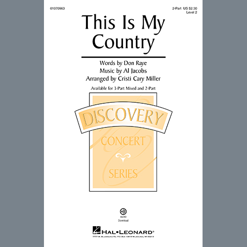 Al Jacobs This Is My Country (arr. Cristi Cary Miller) Profile Image