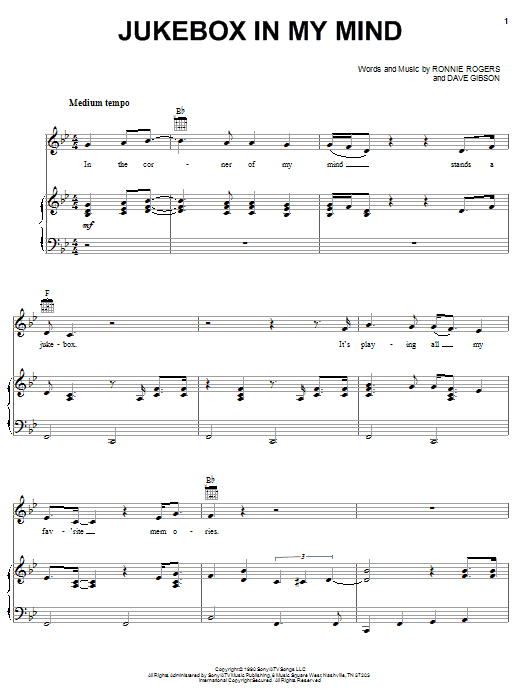 Alabama Jukebox In My Mind sheet music notes and chords. Download Printable PDF.