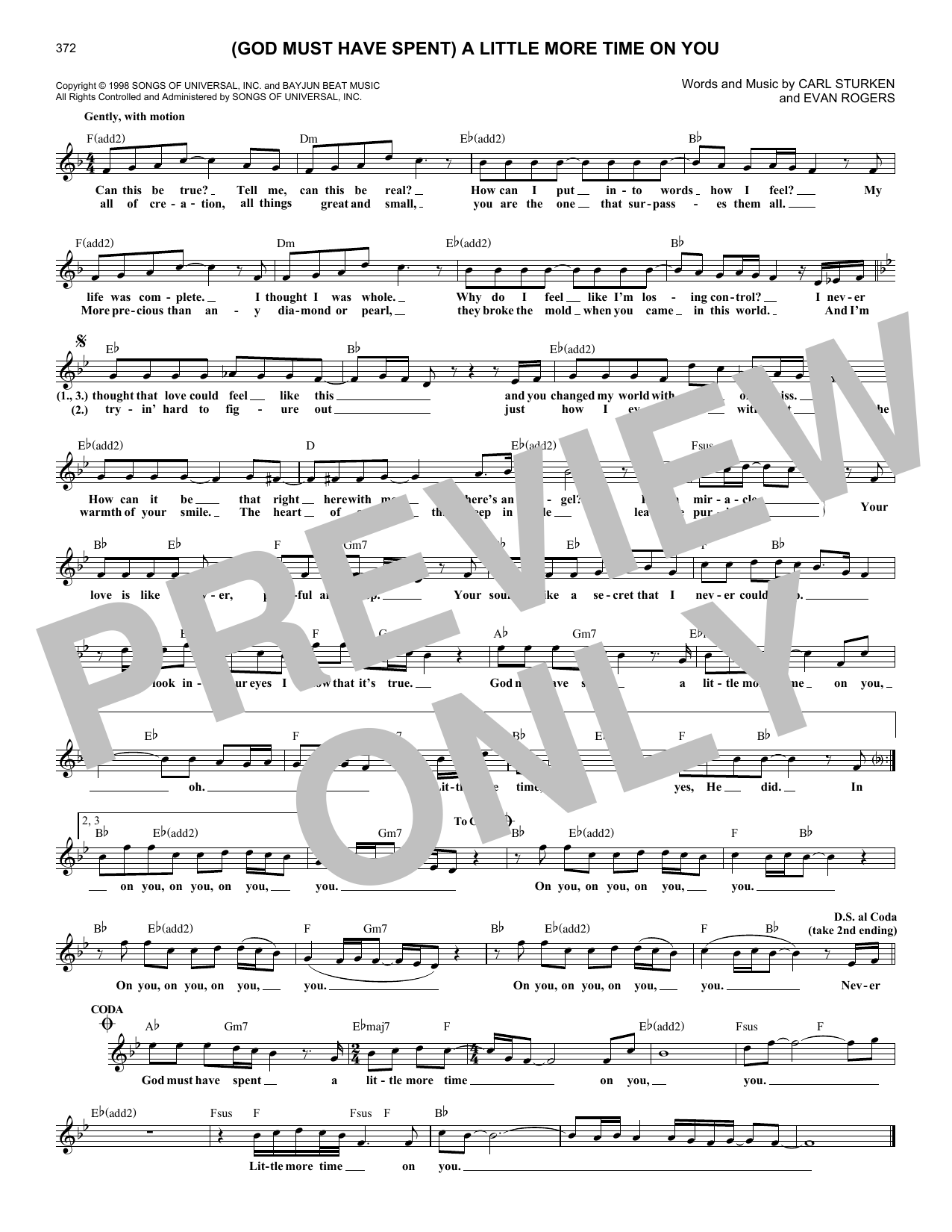 Learn to play Alabama (God Must Have Spent) A Little More Time On You (feat. 'N Sync) sheet music for Lead Sheet / Fake Book in minutes. Price: 5.9900$ Alabama (God Must Have Spent) A Little More Time On You (feat. 'N Sync) sheet music notes and chords arranged for Lead Sheet / Fake Book