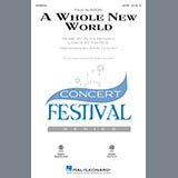 Download or print Alan Menken A Whole New World (from Aladdin) (arr. John Leavitt) Sheet Music Printable PDF 10-page score for Disney / arranged SAB Choir SKU: 409855