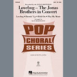 Download or print Alan Billingsley Lovebug - The Jonas Brothers In Concert (Medley) Sheet Music Printable PDF 23-page score for Disney / arranged SAB Choir SKU: 284194.