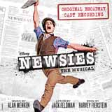 Download or print Alan Menken Seize The Day (from Newsies) Sheet Music Printable PDF 2-page score for Disney / arranged Super Easy Piano SKU: 1303770