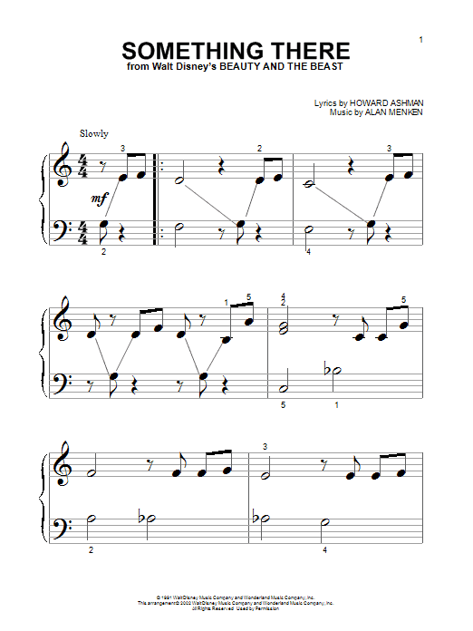 Learn to play Alan Menken Something There (from Beauty And The Beast) sheet music for Bells Solo in minutes. Price: 6.9900$ Alan Menken Something There (from Beauty And The Beast) sheet music notes and chords arranged for Bells Solo