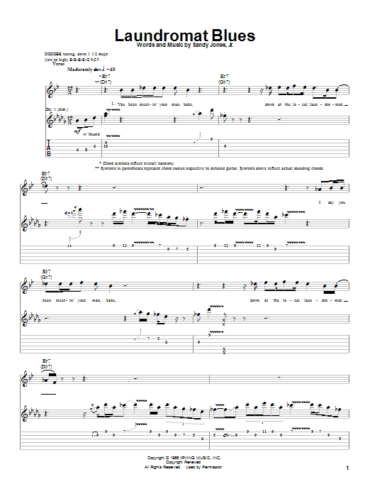 Learn to play Albert King Laundromat Blues sheet music for Guitar Tab in minutes. Albert King Laundromat Blues sheet music notes and chords. Download Printable PDF.