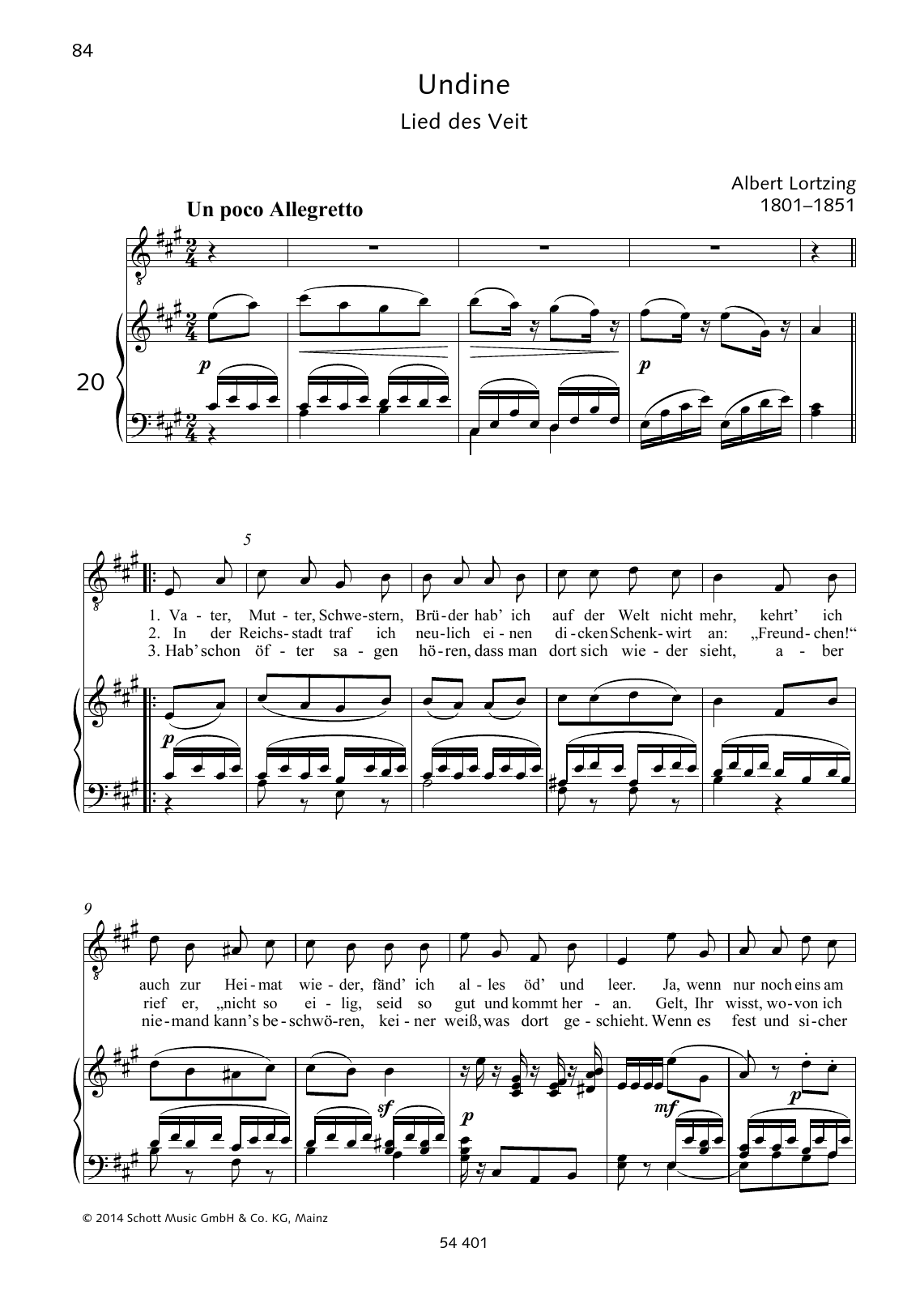 Learn to play Albert Lortzing Vater, Mutter, Schwestern, Brüder sheet music for Piano & Vocal in minutes. Price: 6.9900$ Albert Lortzing Vater, Mutter, Schwestern, Brüder sheet music notes and chords arranged for Piano & Vocal