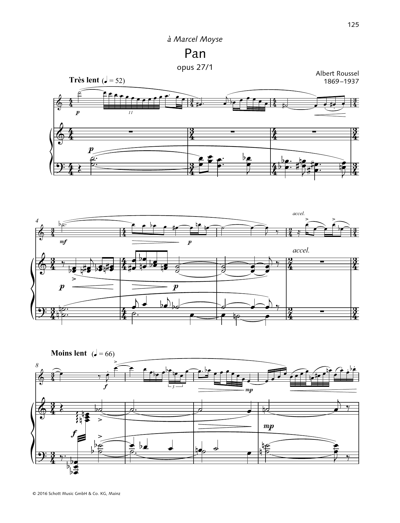 Learn to play Albert Roussel Pan (Joueurs de flûte) sheet music for Woodwind Solo in minutes. Price: 4.4900$ Albert Roussel Pan (Joueurs de flûte) sheet music notes and chords arranged for Woodwind Solo