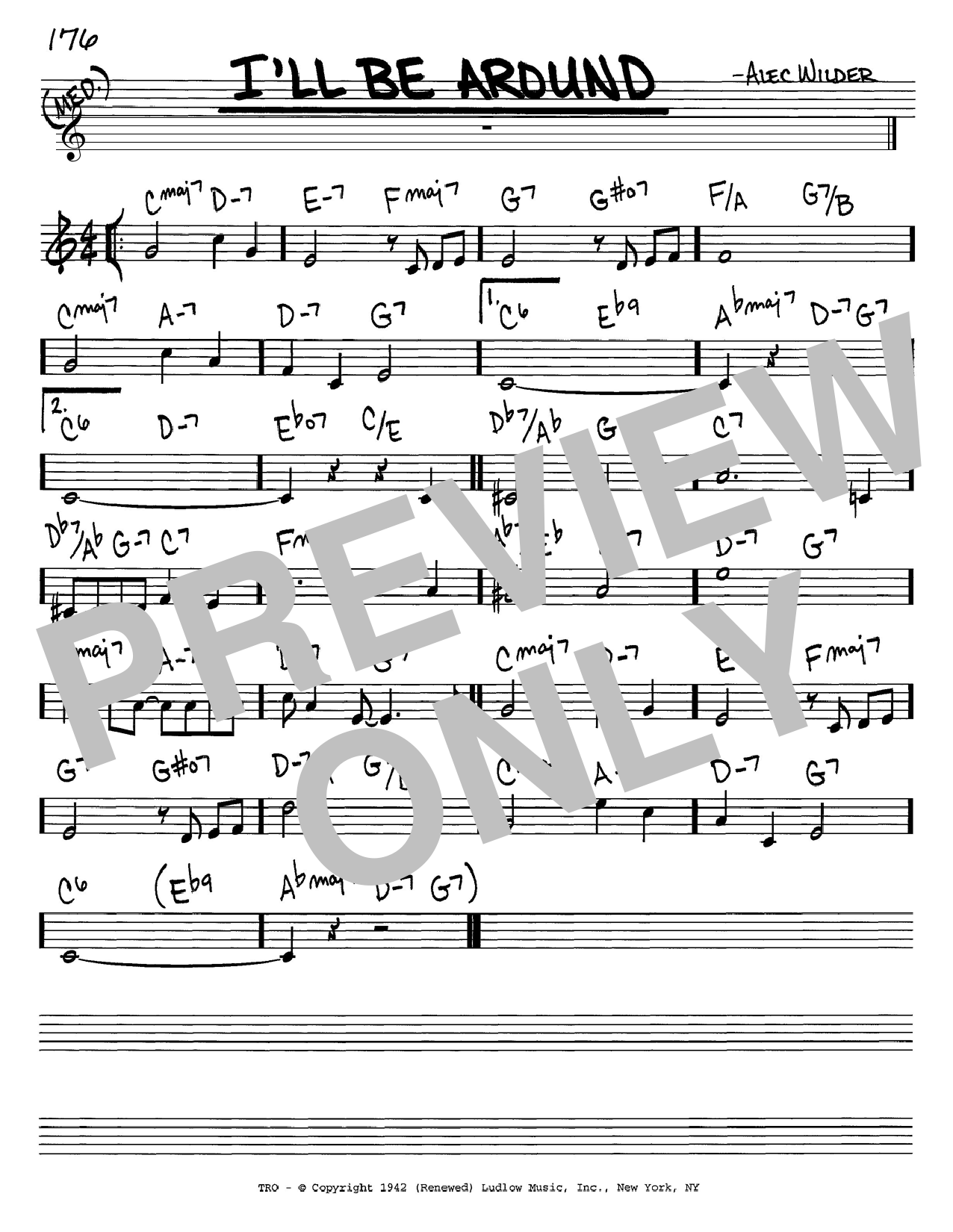 Learn to play Alec Wilder I'll Be Around sheet music for Ukulele in minutes. Alec Wilder I'll Be Around sheet music notes and chords. Download Printable PDF.
