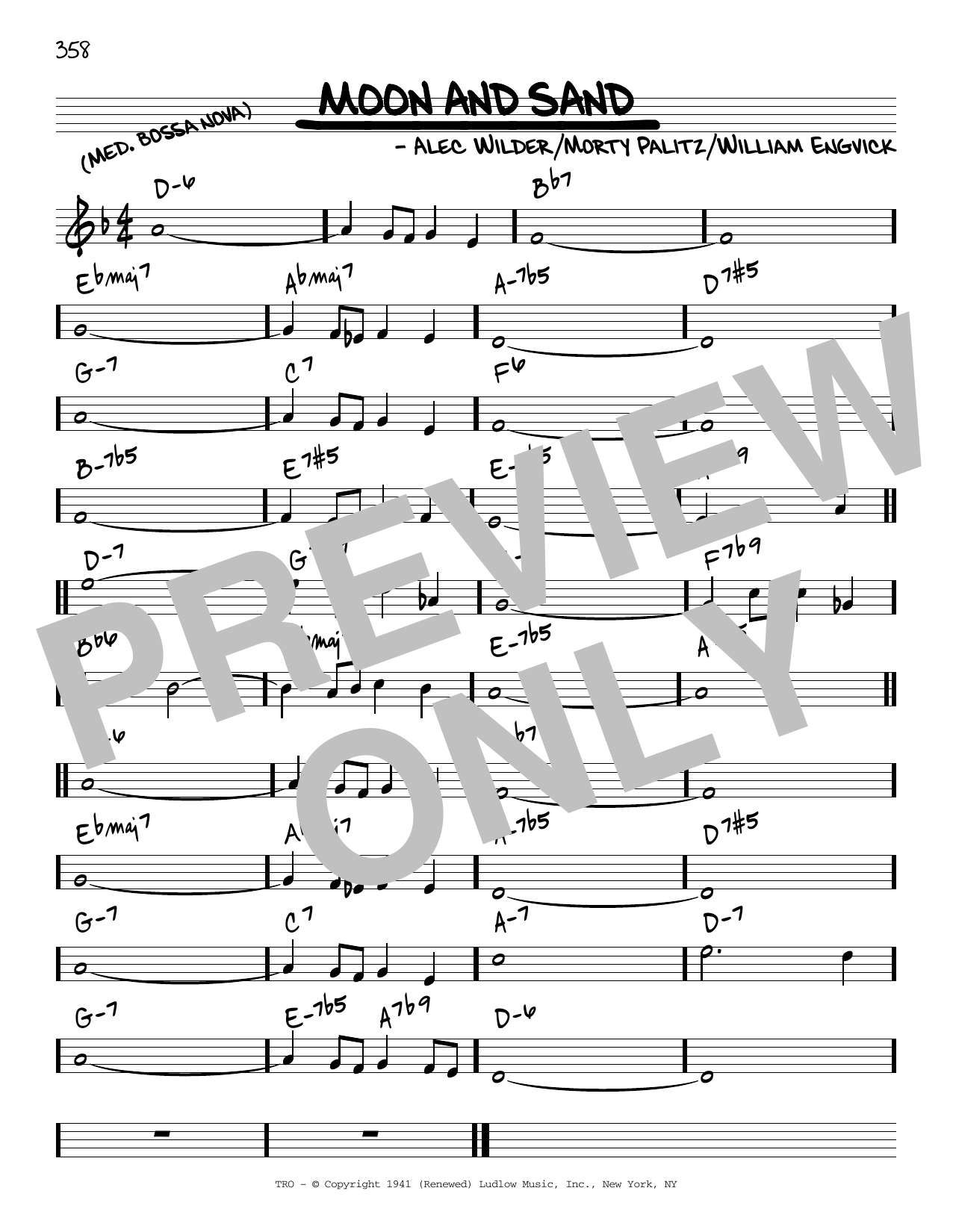 Learn to play Alec Wilder Moon And Sand sheet music for Real Book – Melody & Chords in minutes. Alec Wilder Moon And Sand sheet music notes and chords. Download Printable PDF.