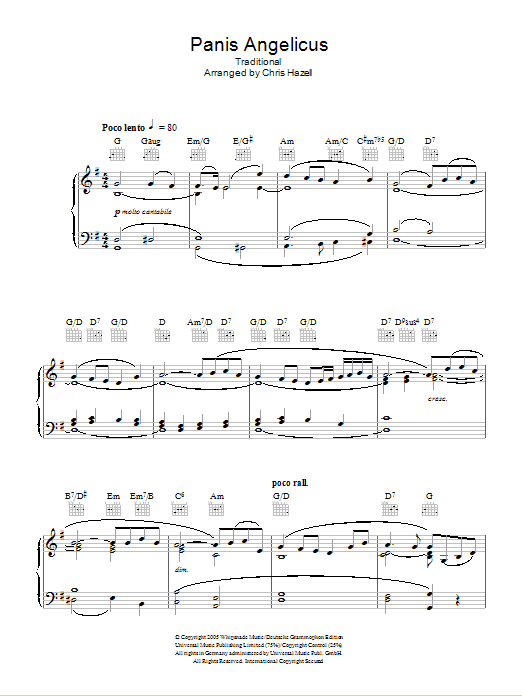 Aled Jones & Bryn Terfel Panis Angelicus sheet music notes and chords. Download Printable PDF.