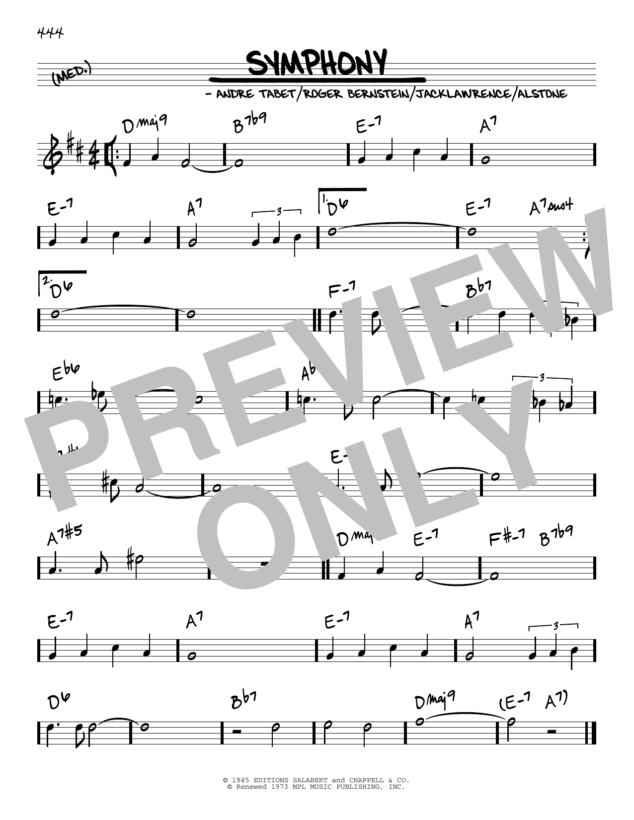 Alex Alstone Symphony sheet music notes and chords. Download Printable PDF.