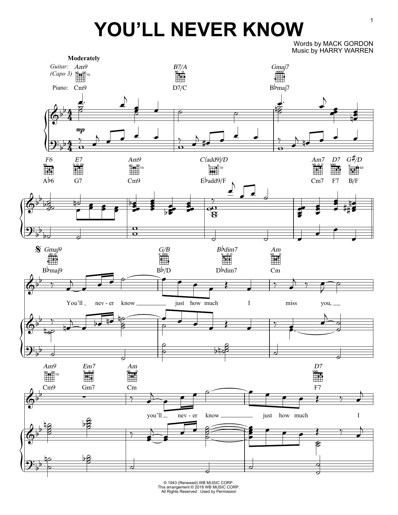 Alexandre Desplat "You'll Never Know (from 'The Shape Of ...