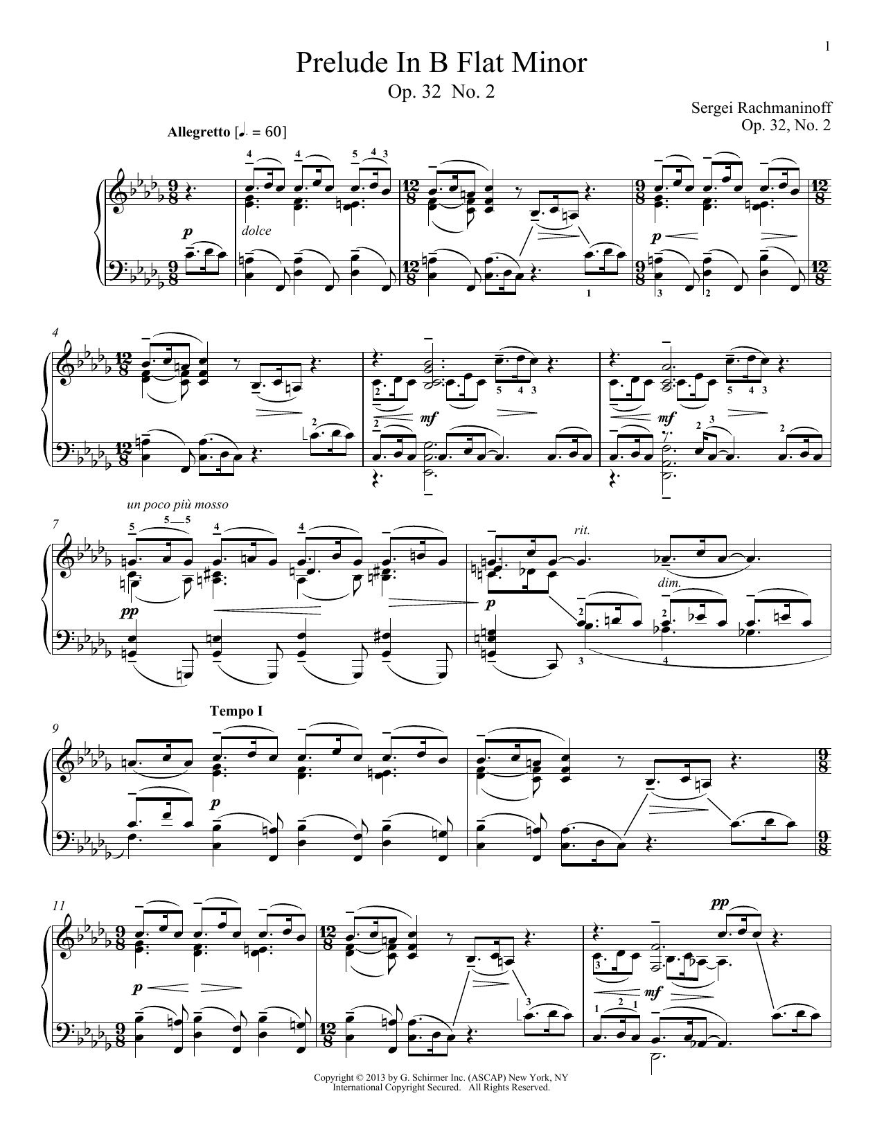 Learn to play Alexandre Dossin Prelude In B-Flat Minor, Op. 32, No. 2 sheet music for Piano Solo in minutes. Alexandre Dossin Prelude In B-Flat Minor, Op. 32, No. 2 sheet music notes and chords. Download Printable PDF.