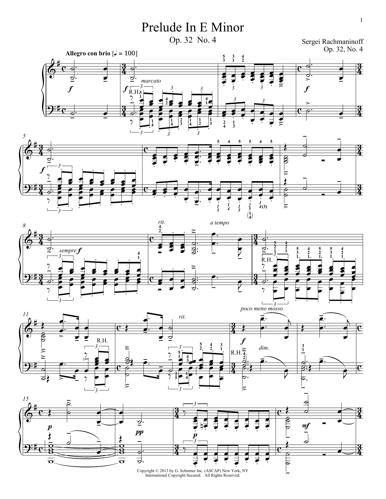 Learn to play Alexandre Dossin Prelude In E Minor, Op. 32, No. 4 sheet music for Piano Solo in minutes. Alexandre Dossin Prelude In E Minor, Op. 32, No. 4 sheet music notes and chords. Download Printable PDF.