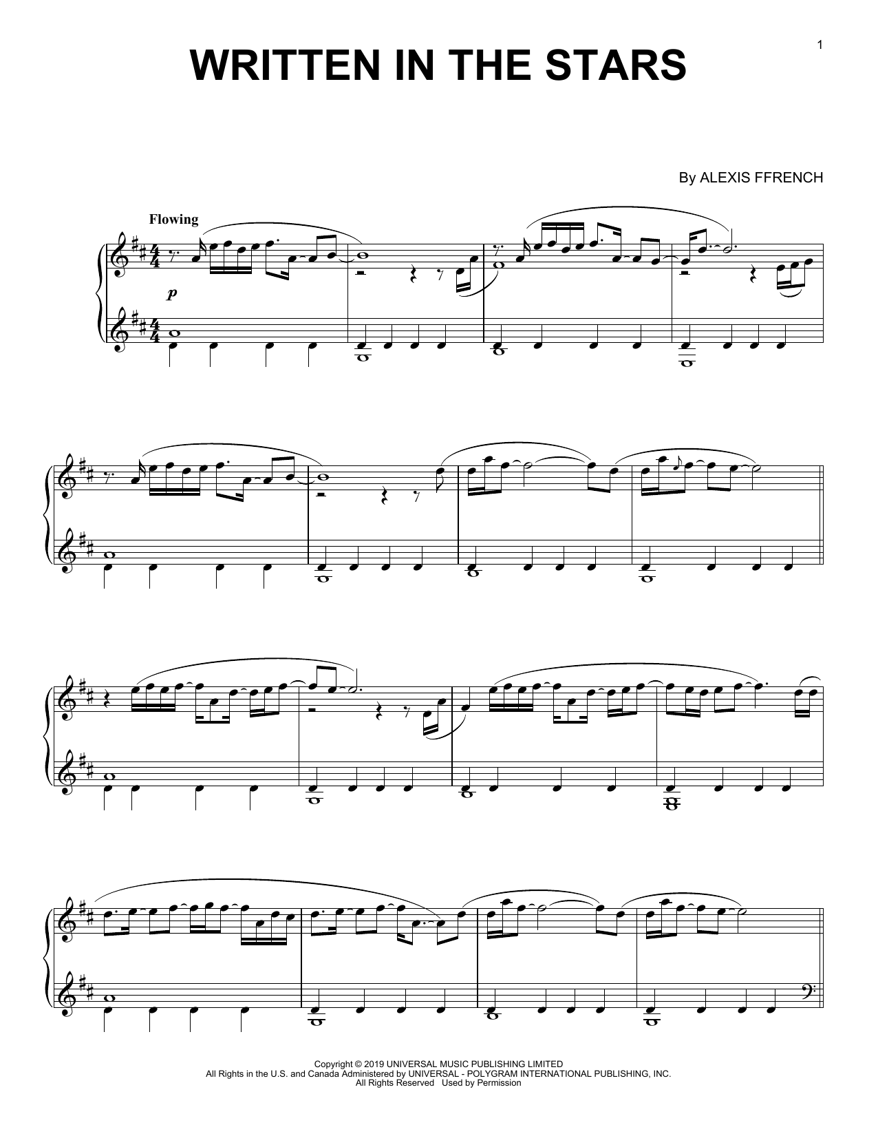 Written In The Stars Chords