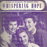 Download or print Alice Hawthorne Whispering Hope Sheet Music Printable PDF 3-page score for Folk / arranged Piano, Vocal & Guitar Chords (Right-Hand Melody) SKU: 74906