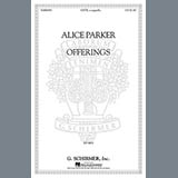 Download or print Alice Parker Offerings Sheet Music Printable PDF 7-page score for Concert / arranged SATB Choir SKU: 97744