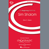 Download or print Allan Naplan Sim Shalom (Grant Peace) Sheet Music Printable PDF 6-page score for Concert / arranged 2-Part Choir SKU: 87745