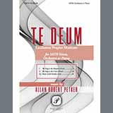 Download or print Allan Robert Petker Te Deum Laudamus Propter Musicam Sheet Music Printable PDF 58-page score for Concert / arranged SATB Choir SKU: 1192075