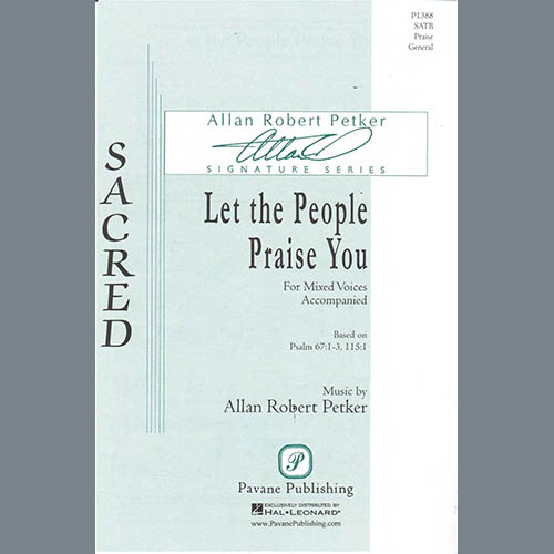 Allan Robert Petker Download Printable PDF Score Easily Download Allan Robert Petker Printable PDF piano music notes, guitar tabs for SATB Choir. Transpose or transcribe this score in no time - Learn how to play song progression.