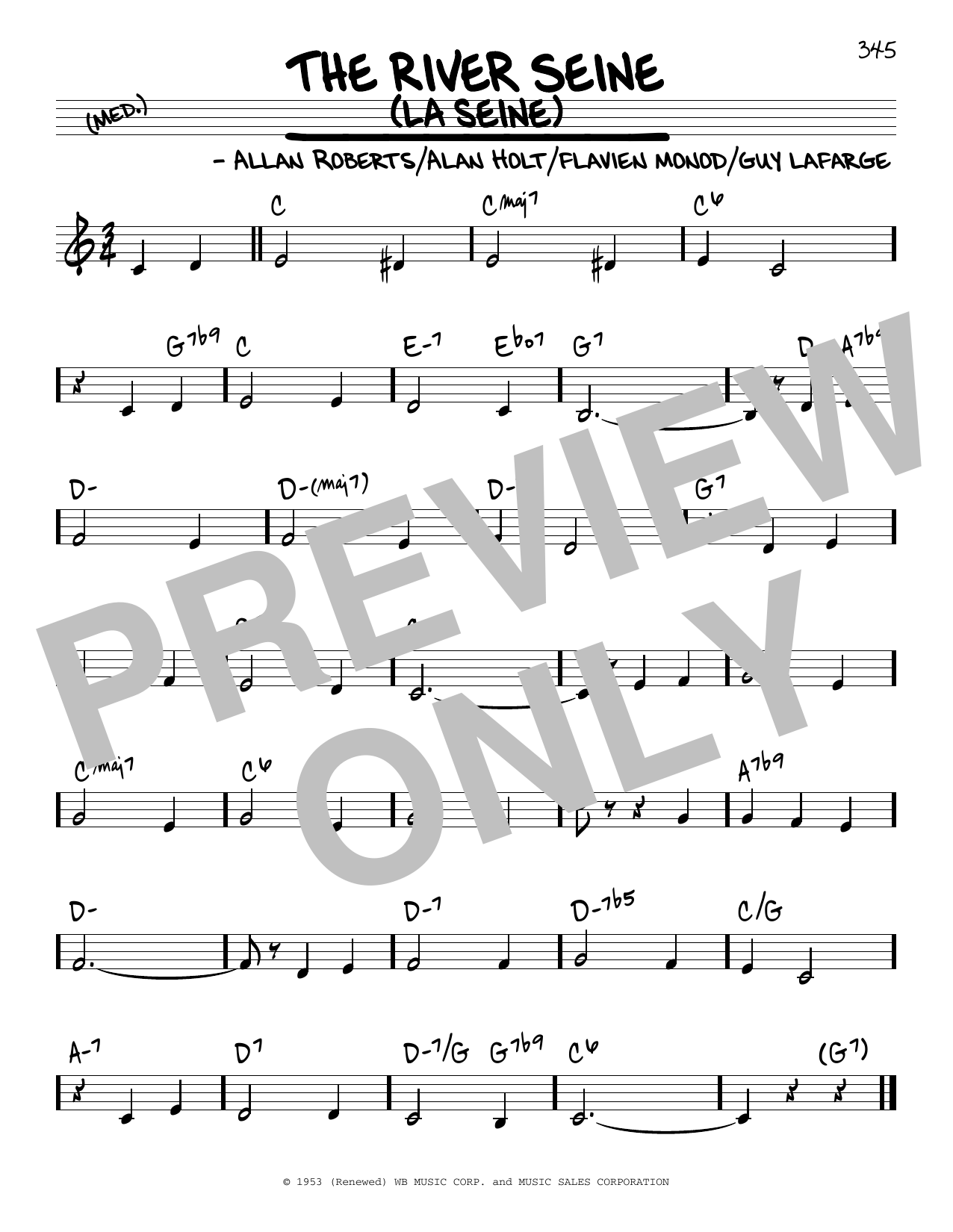 Learn to play Allan Roberts The River Seine (La Seine) sheet music for Piano Solo in minutes. Allan Roberts The River Seine (La Seine) sheet music notes and chords. Download Printable PDF.