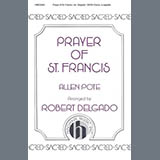 Download or print Allen Pote Prayer Of St. Francis (arr. Robert Delgado) Sheet Music Printable PDF 10-page score for Sacred / arranged SATB Choir SKU: 1489023