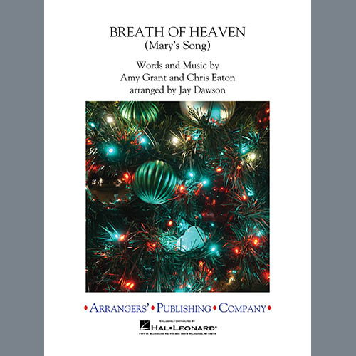 Amy Grant Breath of Heaven (Mary's Song) (arr. Jay Dawson) - Baritone Sax Profile Image