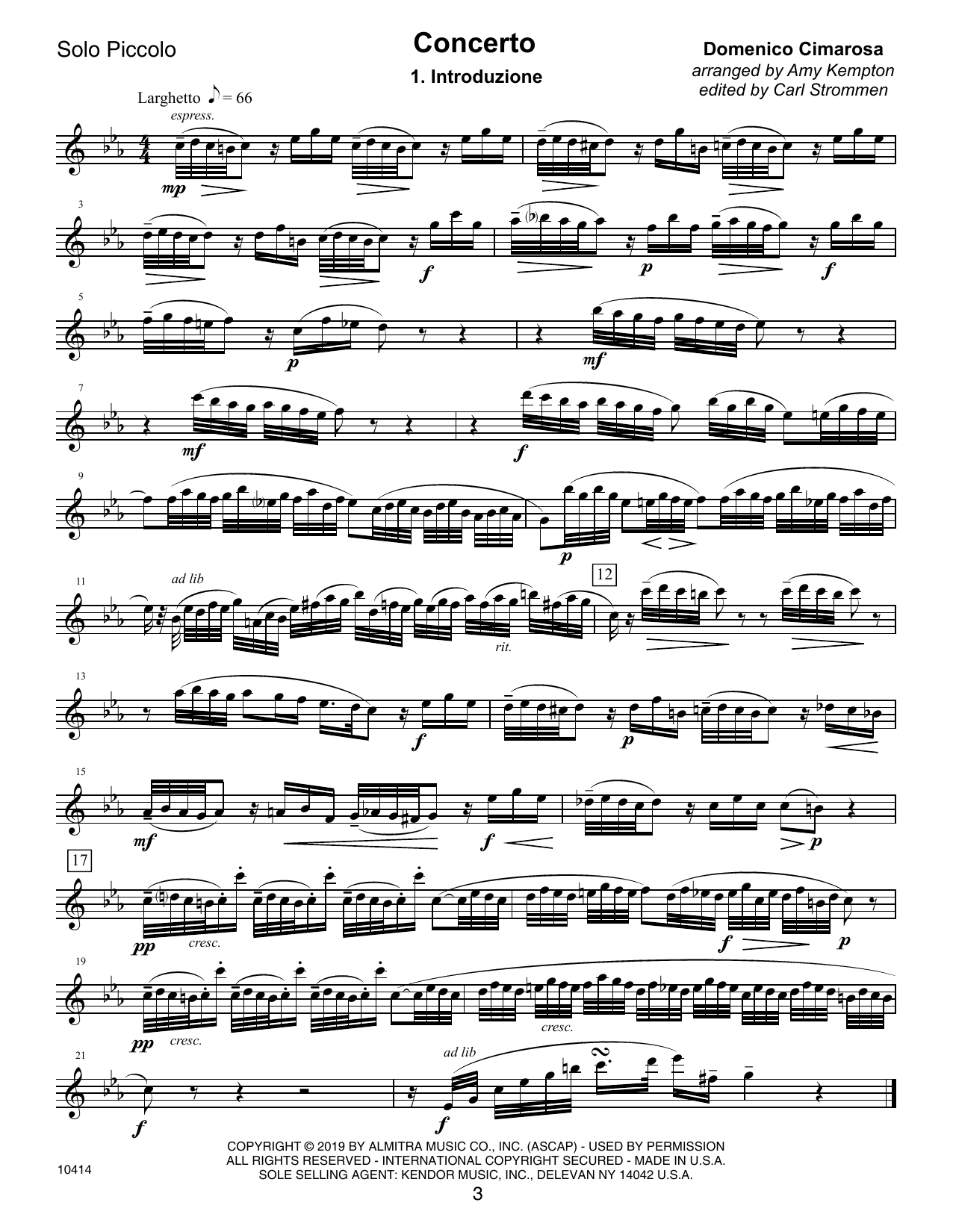 Learn to play Amy Kempton Piccolo Master Repertoire - Piccolo sheet music for Woodwind Solo in minutes. Amy Kempton Piccolo Master Repertoire - Piccolo sheet music notes and chords. Download Printable PDF.