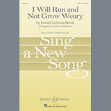 Download or print Andrew Bleckner I Will Run And Not Grow Weary Sheet Music Printable PDF 9-page score for Festival / arranged SATB Choir SKU: 77190.