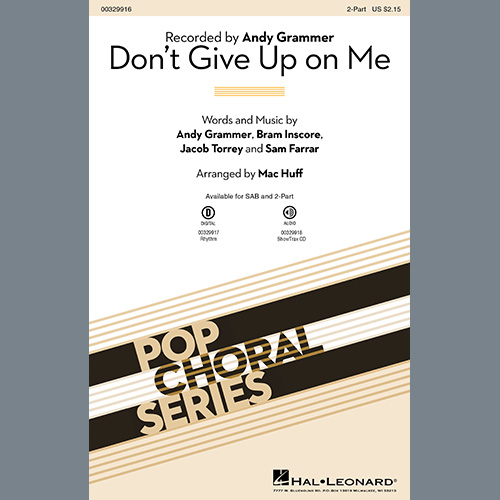 Andy Grammer Don't Give Up On Me (arr. Mac Huff) Profile Image