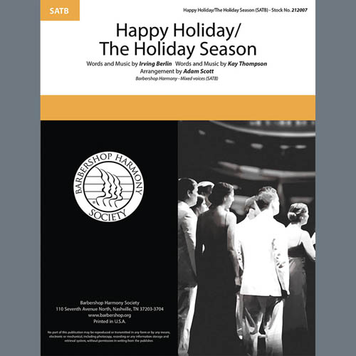 Andy Williams Happy Holiday/The Holiday Season (arr. Adam Scott) Profile Image