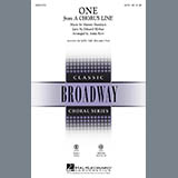 Download or print Anita Kerr One (from A Chorus Line) Sheet Music Printable PDF 9-page score for Musical/Show / arranged SATB Choir SKU: 67111