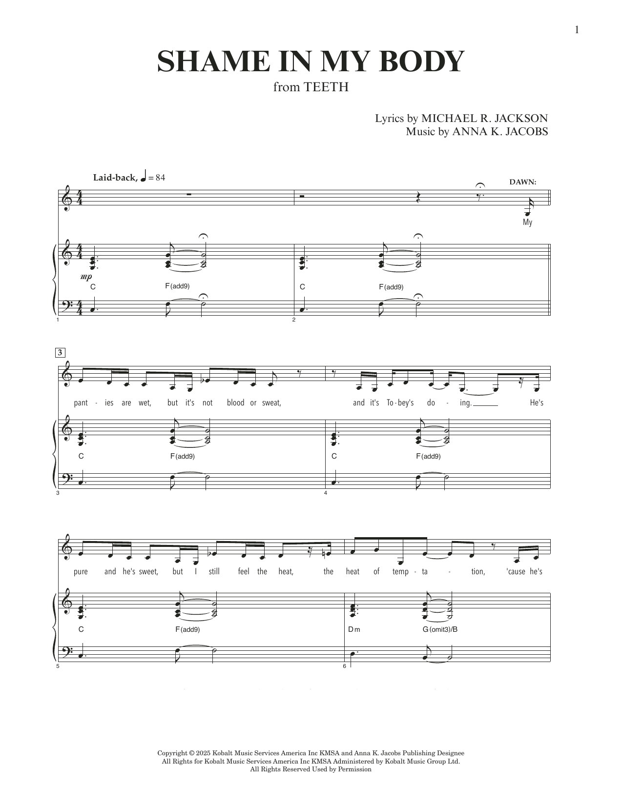 Download Shame In My Body - Anna K. Jacobs and Michael R. Jackson ...